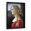 Retrato de una mujer - Sandro Botticelli | Cuadro decorativo de Canvas Lab