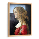 Retrato de una mujer - Sandro Botticelli | Cuadro decorativo de Canvas Lab