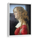 Retrato de una mujer - Sandro Botticelli | Cuadro decorativo de Canvas Lab