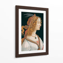 Retrato idealizado de una ninfa (Retrato de Simonetta Vespucci como ninfa) - Sandro Botticelli | Cuadro decorativo de Canvas Lab