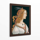 Retrato idealizado de una ninfa (Retrato de Simonetta Vespucci como ninfa) - Sandro Botticelli | Cuadro decorativo de Canvas Lab