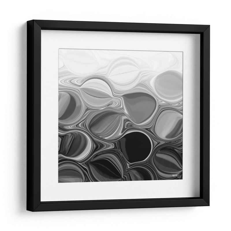 BURBUJAS NEGRAS - Gina Villalobos | Cuadro decorativo de Canvas Lab