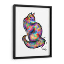 GATO ARCOÍRIS - Gina Villalobos | Cuadro decorativo de Canvas Lab