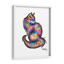 GATO ARCOÍRIS - Gina Villalobos | Cuadro decorativo de Canvas Lab