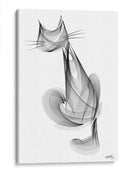 GATO CURIOSO - Gina Villalobos | Cuadro decorativo de Canvas Lab