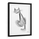 GATO CURIOSO - Gina Villalobos | Cuadro decorativo de Canvas Lab