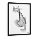 GATO CURIOSO - Gina Villalobos | Cuadro decorativo de Canvas Lab