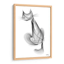 GATO CURIOSO - Gina Villalobos | Cuadro decorativo de Canvas Lab