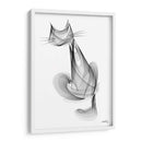 GATO CURIOSO - Gina Villalobos | Cuadro decorativo de Canvas Lab