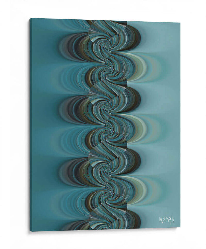 TURQUESA 4 - Gina Villalobos | Cuadro decorativo de Canvas Lab