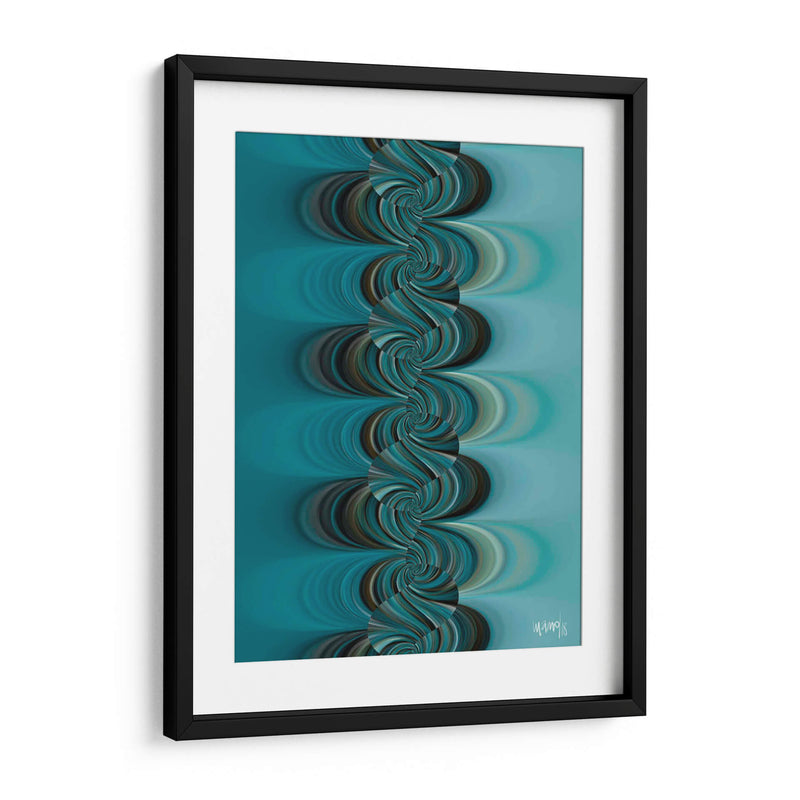 TURQUESA 4 - Gina Villalobos | Cuadro decorativo de Canvas Lab