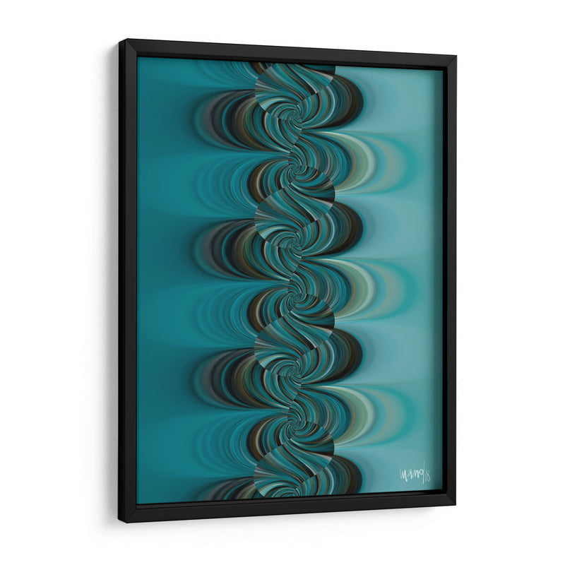 TURQUESA 4 - Gina Villalobos | Cuadro decorativo de Canvas Lab
