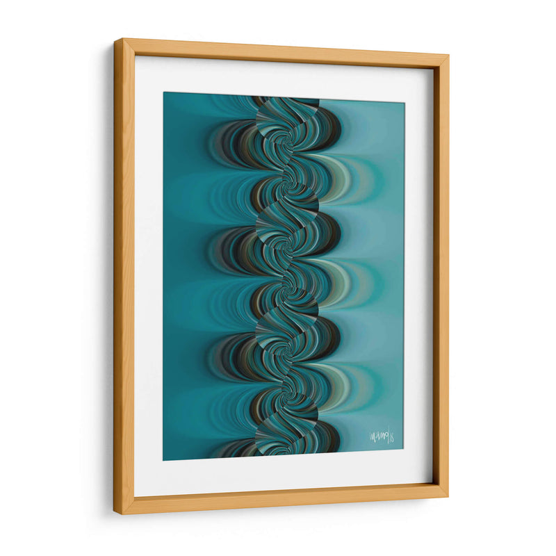 TURQUESA 4 - Gina Villalobos | Cuadro decorativo de Canvas Lab