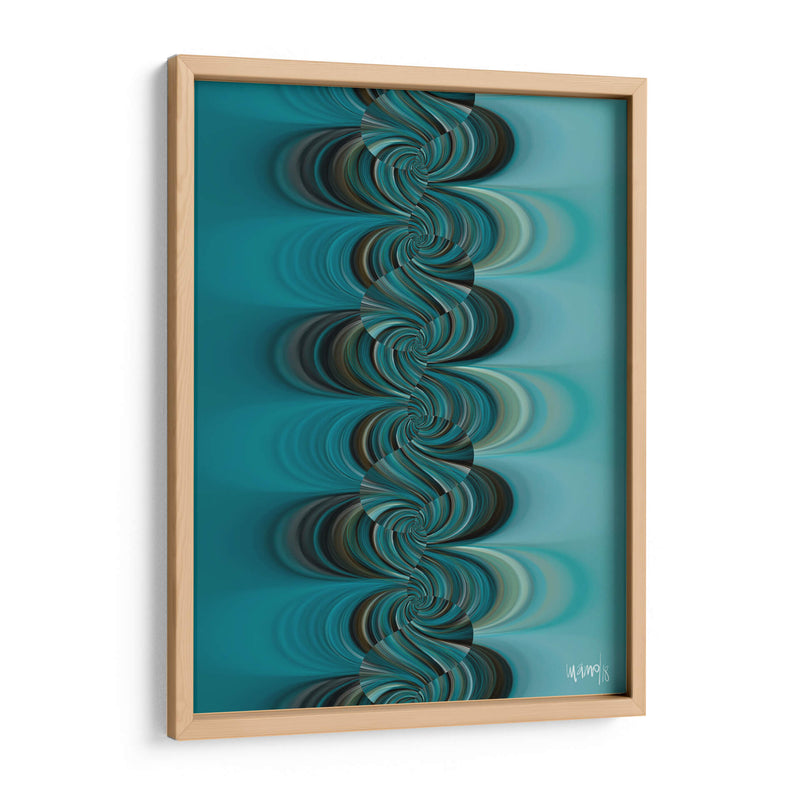 TURQUESA 4 - Gina Villalobos | Cuadro decorativo de Canvas Lab