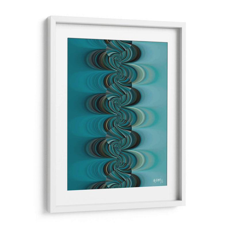TURQUESA 4 - Gina Villalobos | Cuadro decorativo de Canvas Lab