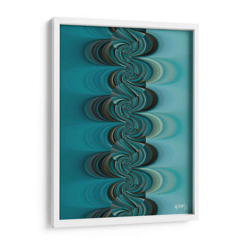 TURQUESA 4 - Gina Villalobos | Cuadro decorativo de Canvas Lab