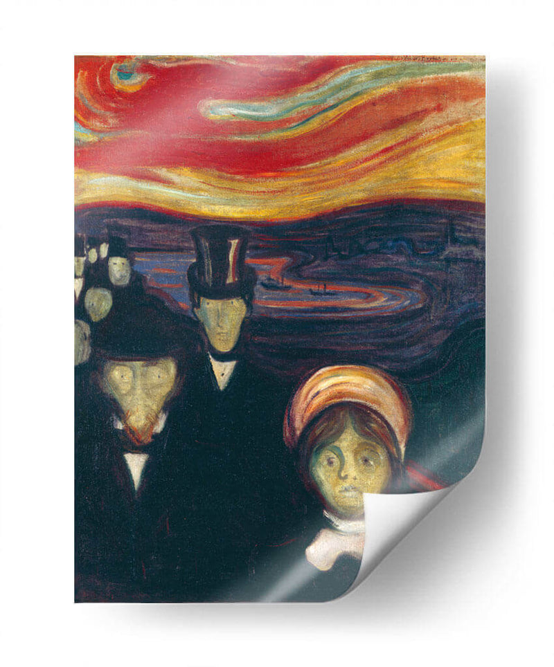 Ansiedad - Edvard Munch | Cuadro decorativo de Canvas Lab