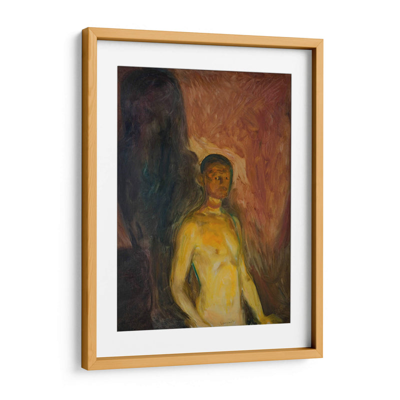 Autorretrato en el infierno - Edvard Munch | Cuadro decorativo de Canvas Lab