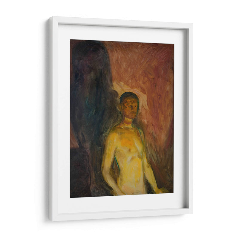 Autorretrato en el infierno - Edvard Munch | Cuadro decorativo de Canvas Lab