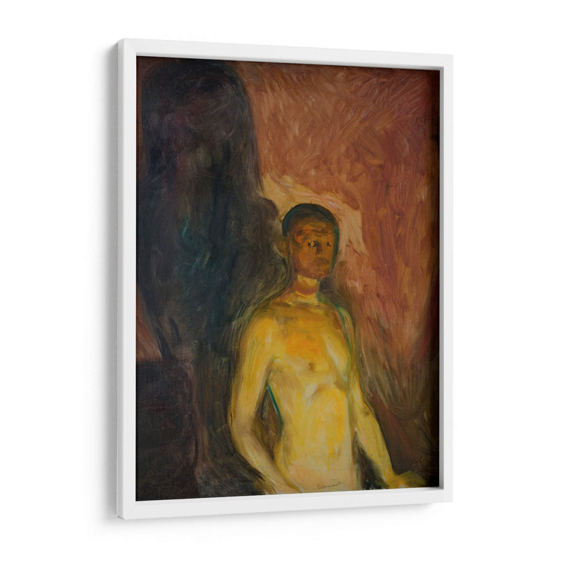 Autorretrato en el infierno - Edvard Munch | Cuadro decorativo de Canvas Lab