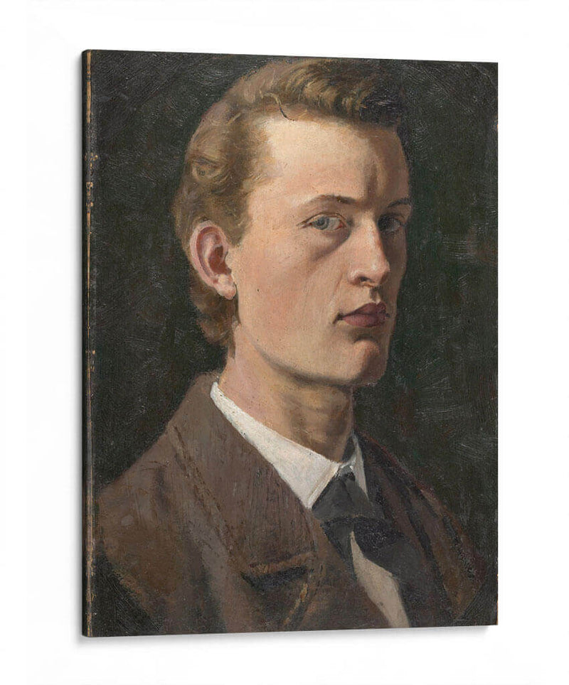 Autorretrato (1882) - Edvard Munch | Cuadro decorativo de Canvas Lab