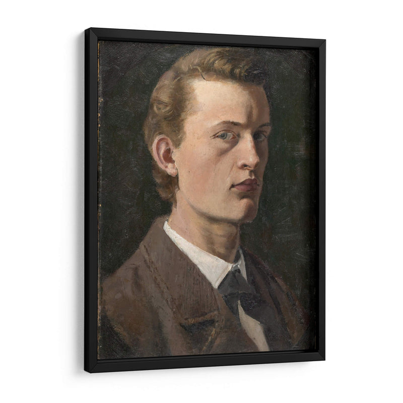 Autorretrato (1882) - Edvard Munch | Cuadro decorativo de Canvas Lab