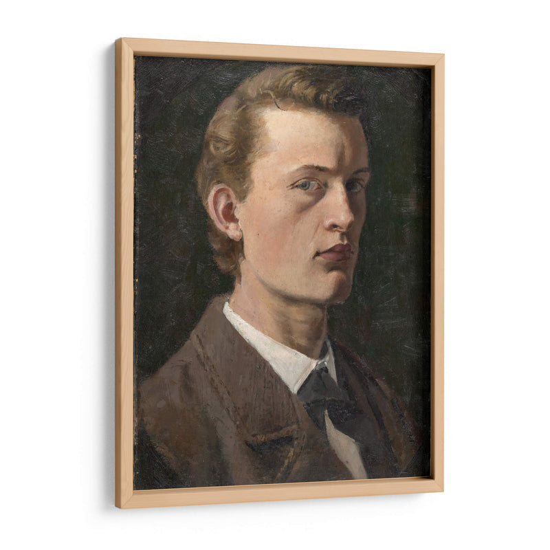 Autorretrato (1882) - Edvard Munch | Cuadro decorativo de Canvas Lab