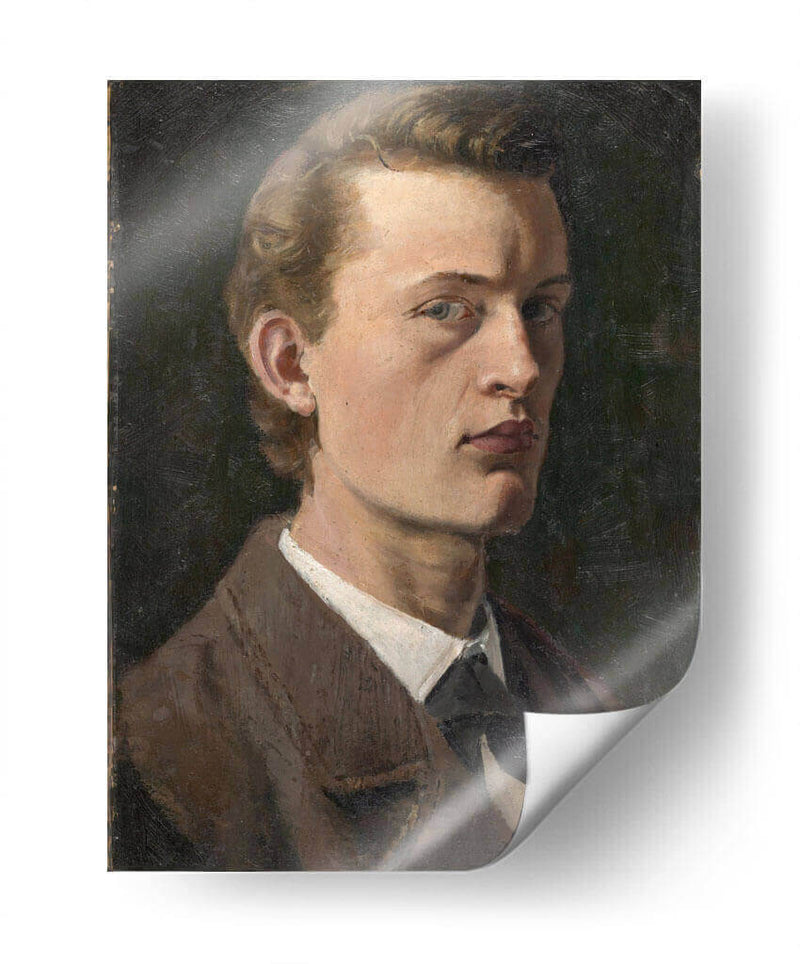 Autorretrato (1882) - Edvard Munch | Cuadro decorativo de Canvas Lab