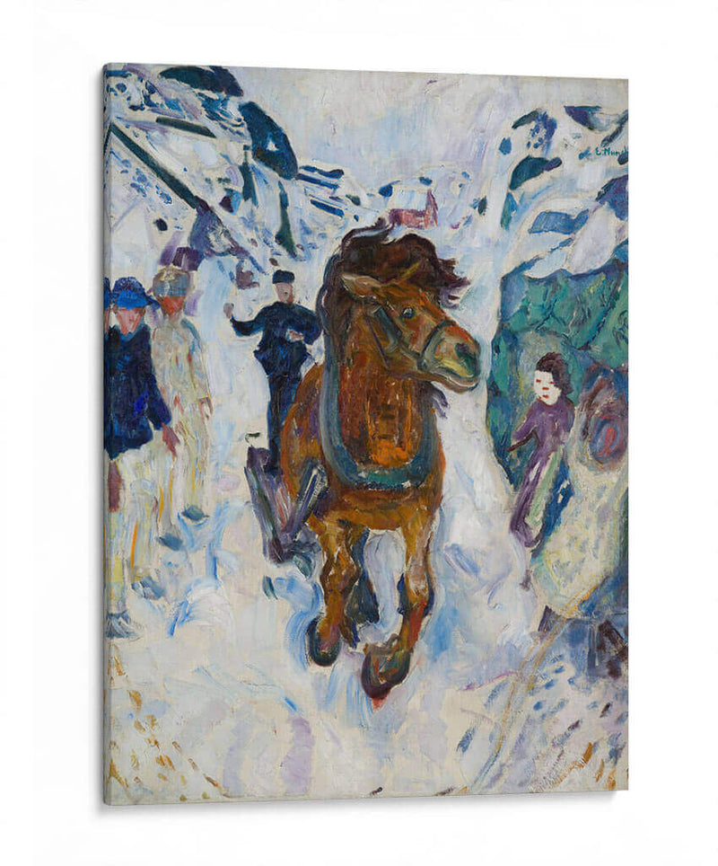 Caballo galopando - Edvard Munch | Cuadro decorativo de Canvas Lab