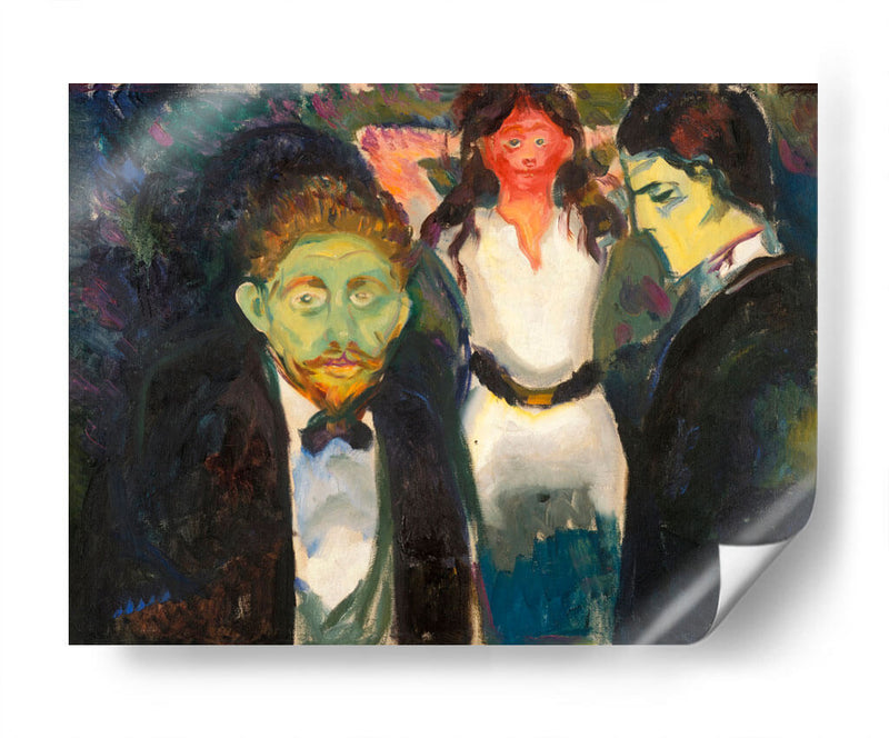 Celos - Edvard Munch | Cuadro decorativo de Canvas Lab