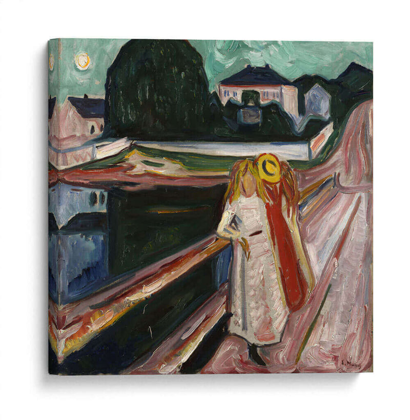 Chicas en el muelle - Edvard Munch | Cuadro decorativo de Canvas Lab