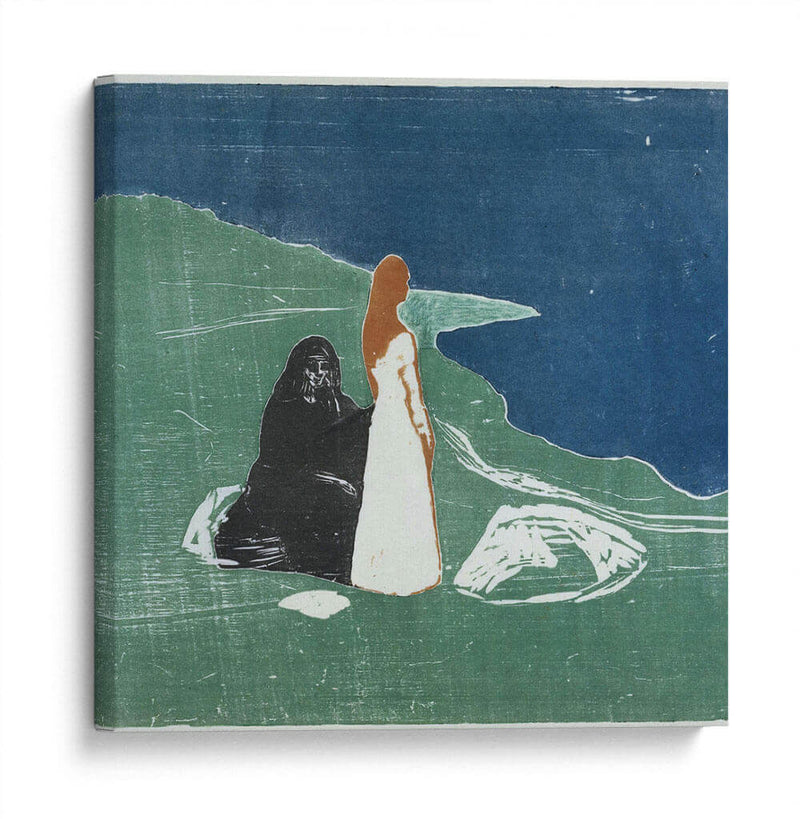 Dos mujeres en la costa - Edvard Munch | Cuadro decorativo de Canvas Lab