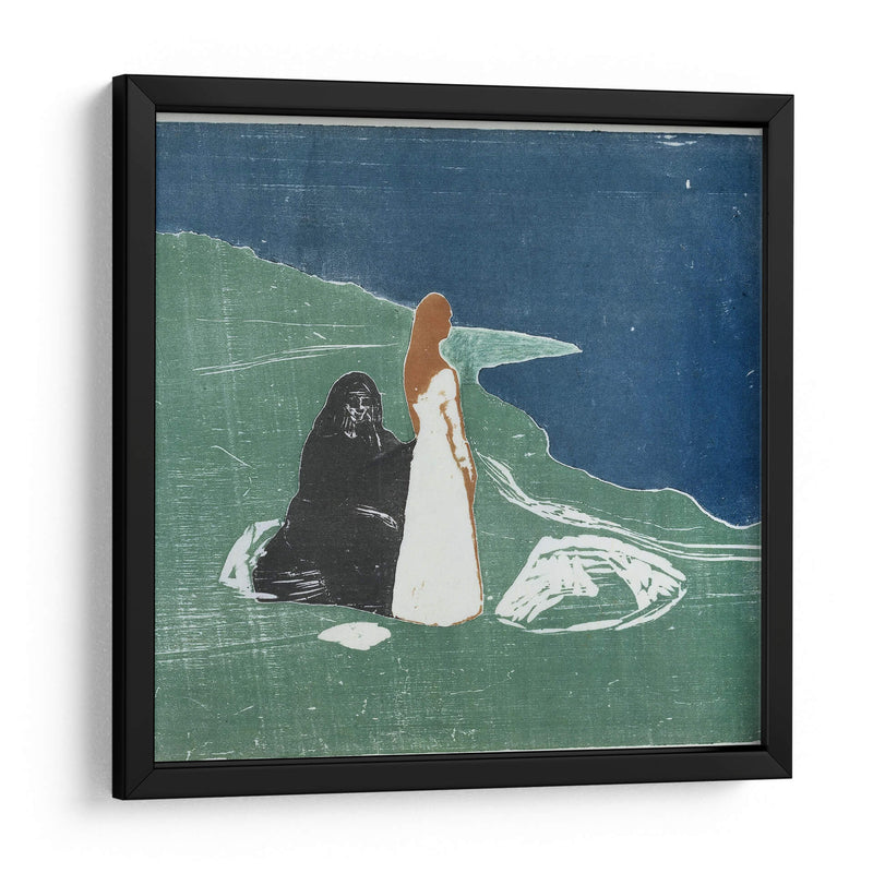 Dos mujeres en la costa - Edvard Munch | Cuadro decorativo de Canvas Lab