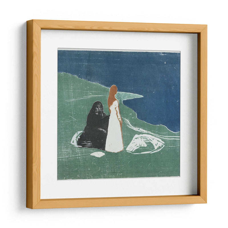 Dos mujeres en la costa - Edvard Munch | Cuadro decorativo de Canvas Lab