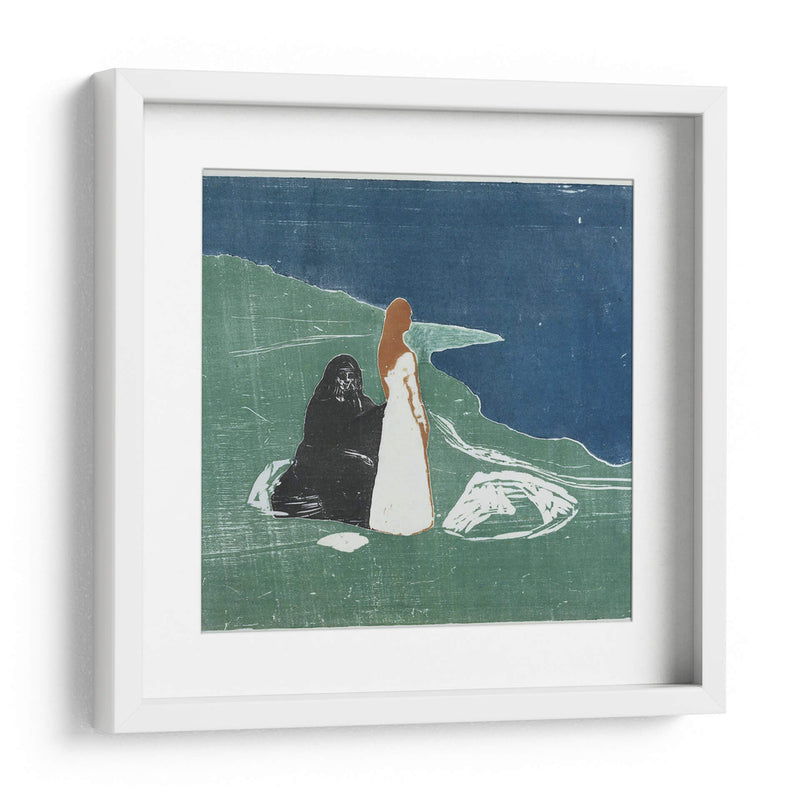 Dos mujeres en la costa - Edvard Munch | Cuadro decorativo de Canvas Lab