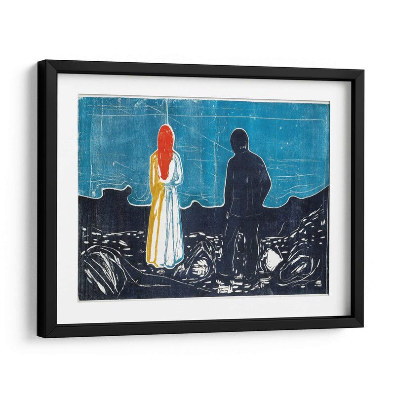 Dos seres humanos - Edvard Munch | Cuadro decorativo de Canvas Lab