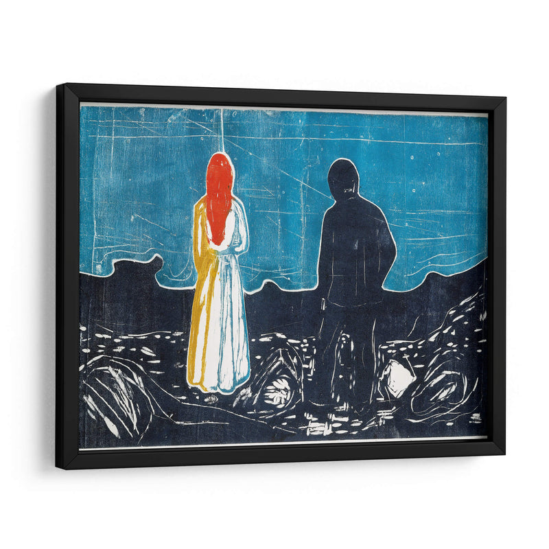 Dos seres humanos - Edvard Munch | Cuadro decorativo de Canvas Lab