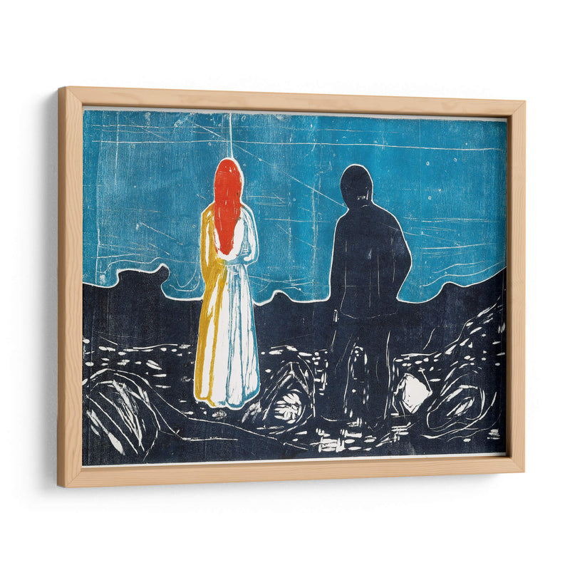 Dos seres humanos - Edvard Munch | Cuadro decorativo de Canvas Lab