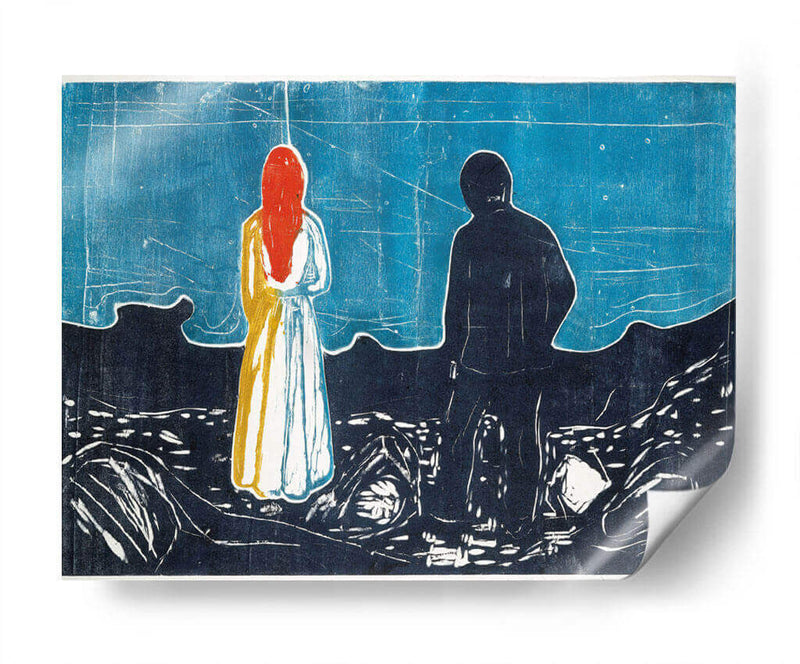 Dos seres humanos - Edvard Munch | Cuadro decorativo de Canvas Lab