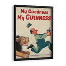 Lion chase Guinness | Cuadro decorativo de Canvas Lab