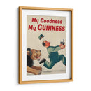 Lion chase Guinness | Cuadro decorativo de Canvas Lab