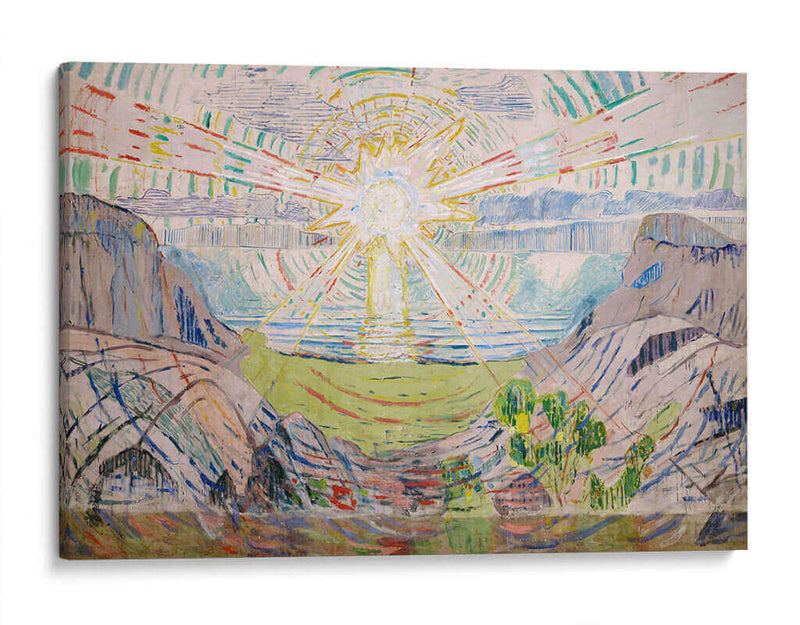 El sol - Edvard Munch | Cuadro decorativo de Canvas Lab