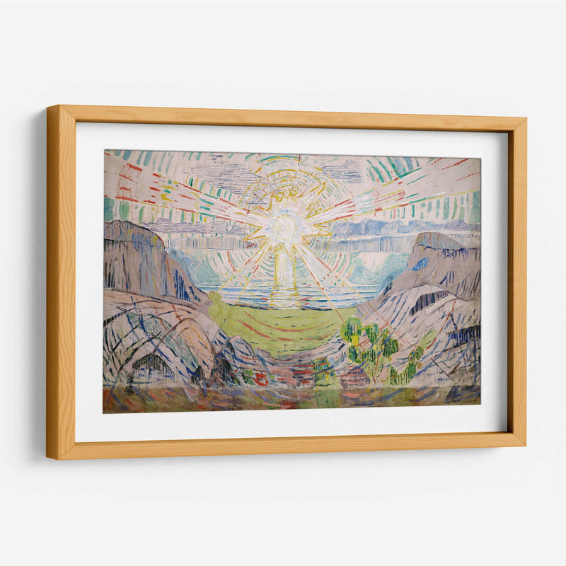 El sol - Edvard Munch | Cuadro decorativo de Canvas Lab