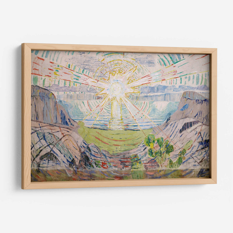 El sol - Edvard Munch | Cuadro decorativo de Canvas Lab