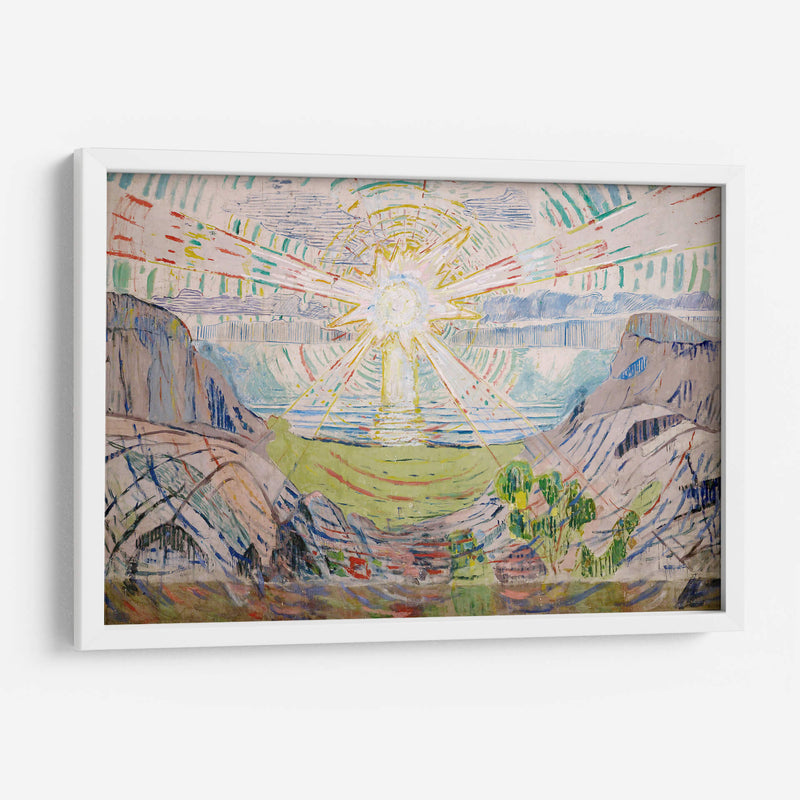 El sol - Edvard Munch | Cuadro decorativo de Canvas Lab