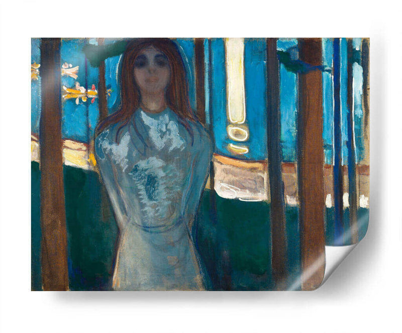 La voz: noche de verano - Edvard Munch | Cuadro decorativo de Canvas Lab