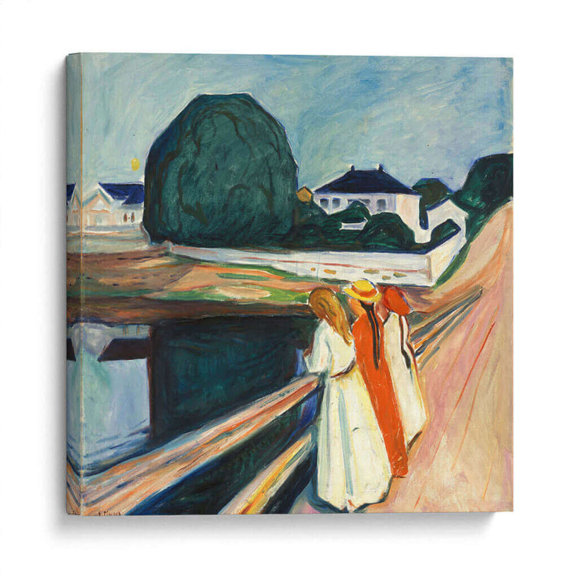 Las chicas en el puente - Edvard Munch | Cuadro decorativo de Canvas Lab