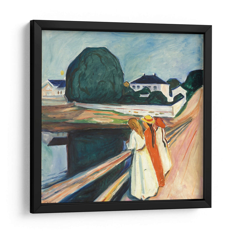 Las chicas en el puente - Edvard Munch | Cuadro decorativo de Canvas Lab