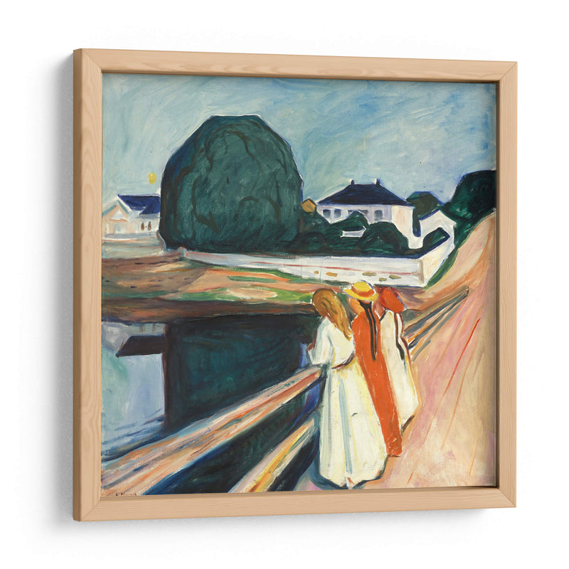 Las chicas en el puente - Edvard Munch | Cuadro decorativo de Canvas Lab