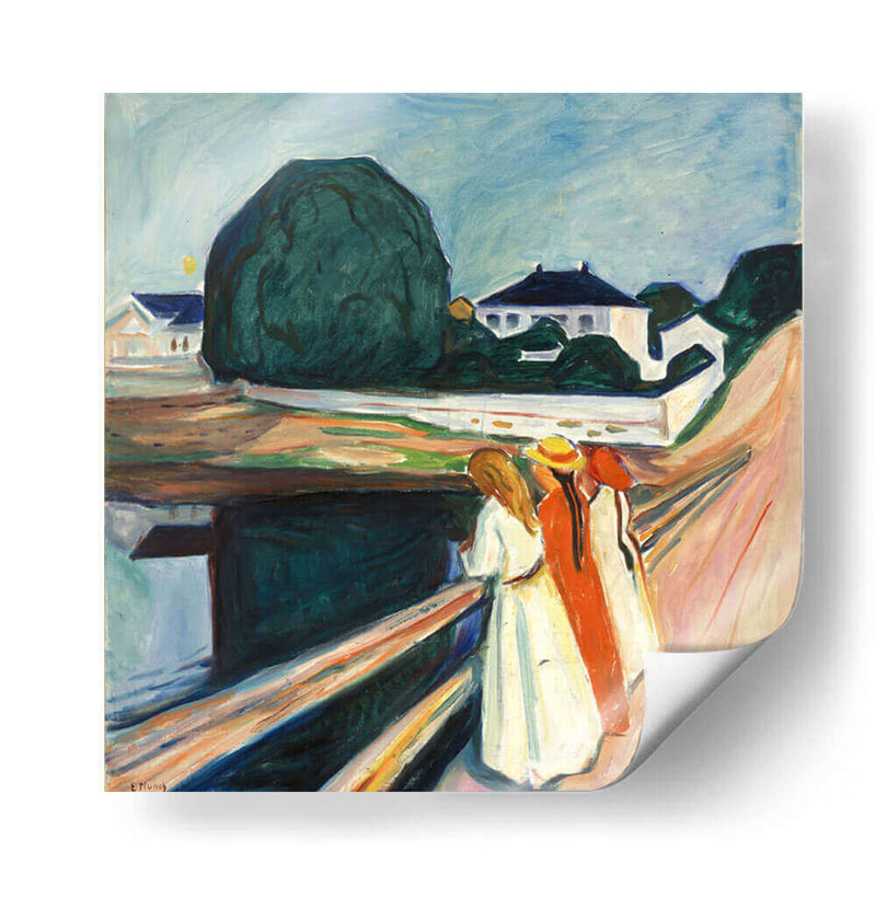 Las chicas en el puente - Edvard Munch | Cuadro decorativo de Canvas Lab